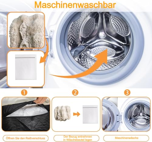 BingoPaw XXXL Hundebett Grosse Hunde: flauschig Hundebett waschbar Hundematratze wasserdicht, abnehmbar plüsch Hundekissen Haustierbett für super große oder 2 Mittelgroße Hunde, Grau, 130x110x12 cm