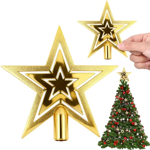 Weihnachtsbaumspitze Stern,Glitzernde Baumspitze...