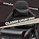 GTPLAYER Gaming Stuhl, Gaming Sessel Schreibtischstuhl PC Gamer Racing Stuhl mit Fußstütze Lautsprecher Musik Bürostuhl bis 151 kg belastbar, Standard Size, Schwarz-rot