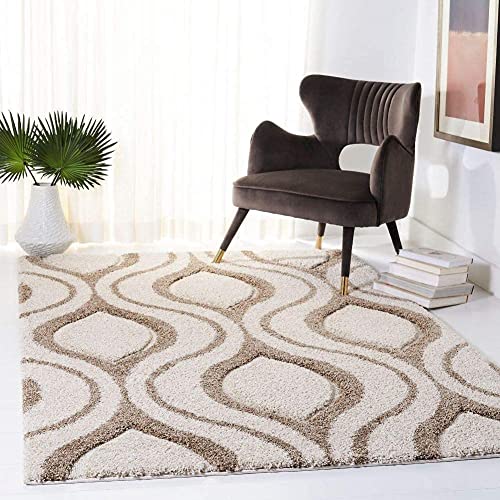 Image of Soft Modern Shag Area Rugs Fluffy Living Room Carpet Comfy Bedroom Home Decorate Floor Kids Playing Mat Size 10x10 Feet Square Color Multi W