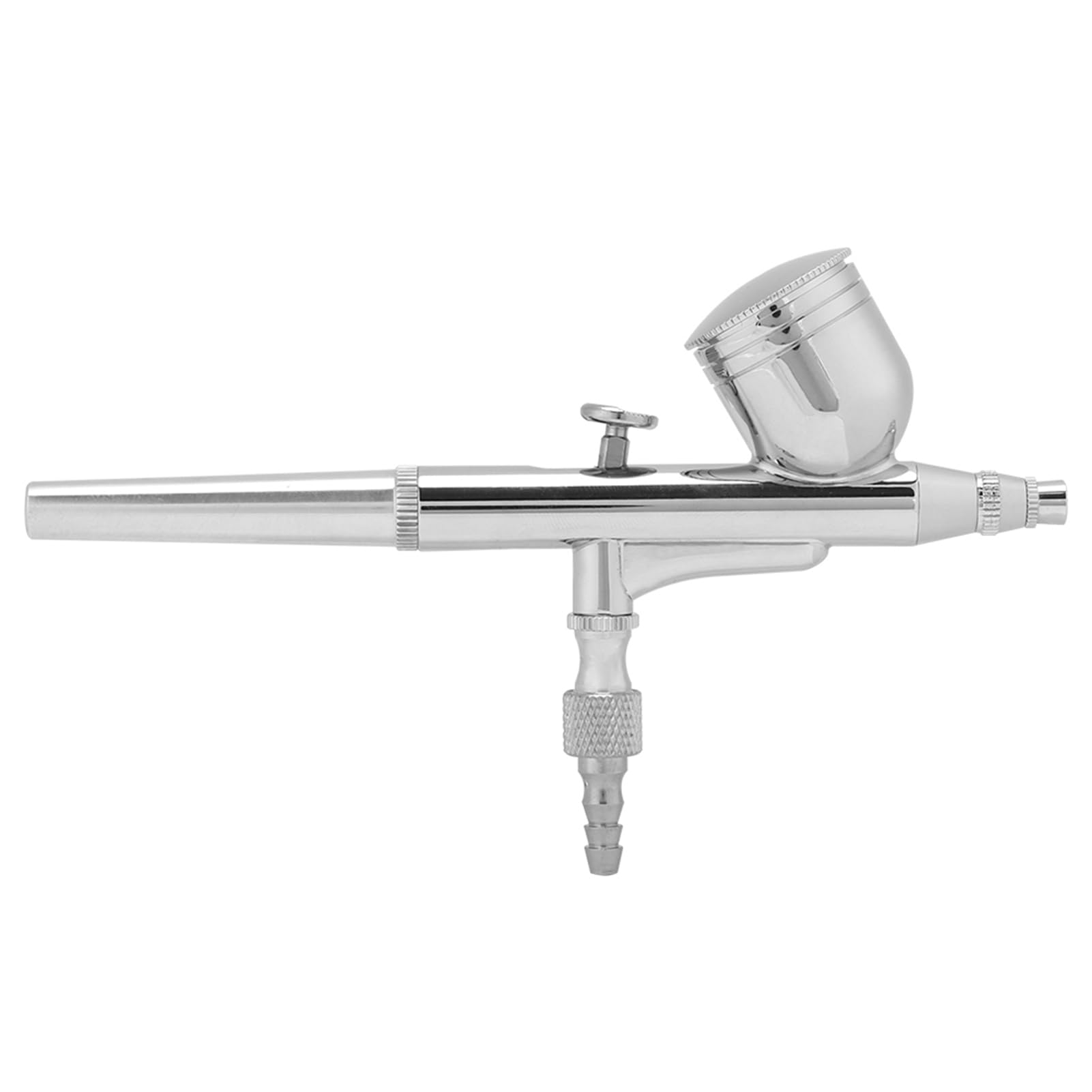 Fdit Kit de Compresor de Aerógrafo, Juego de Cepillos de Aire de Pulverización de Doble Acción (Enchufe europeo 110-240V)