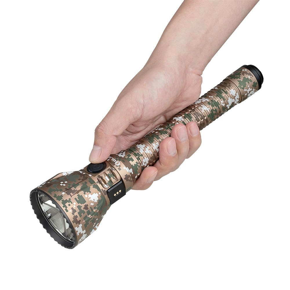 OLIGHT Javelot Turbo 2, torcia a LED da caccia, 1.800 lumen, 1.500 m, kit con controllo remoto e filtri (mimetico)