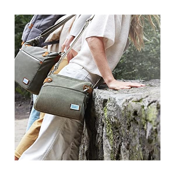 Travelon Anti-theft Heritage Crossbody Bag, Pewter - Image 3