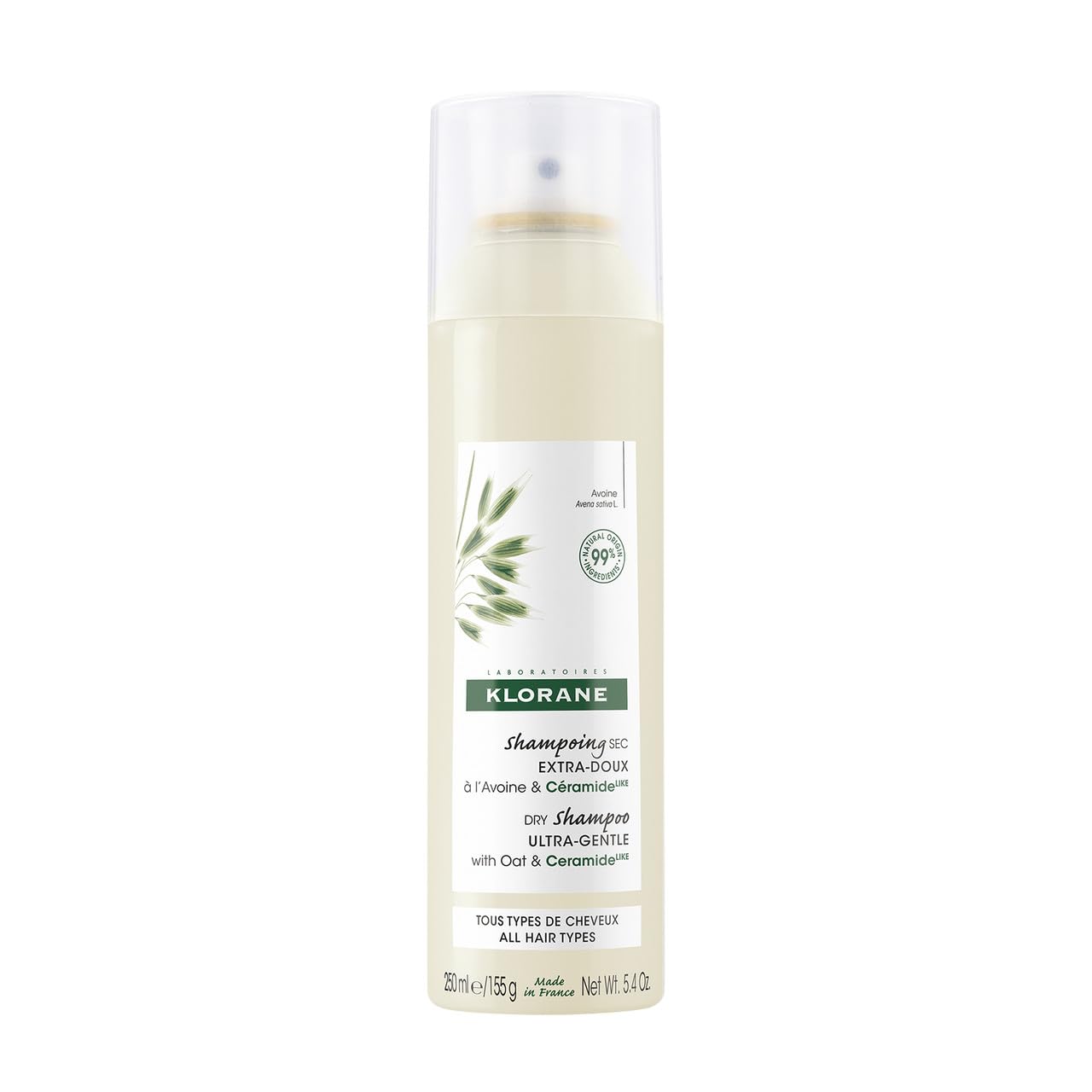 Klorane Dry Shampoo with Oat & CeramideLIKE Spray 250ml