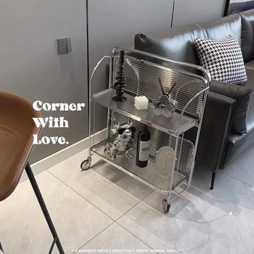 Commercial Stainless Beverage Cart