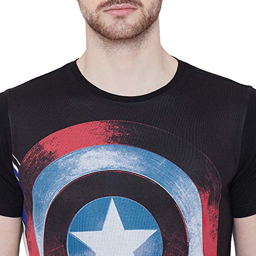 Image of Marvel Avengers by Wear Your Mind Men's Printed Regular fit T-Shirt (MMA0105P.2 S)