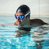 Aqua Sphere KAYENNE Goggle, blue titanium mirror lens, Dark Blue + White - Image 4