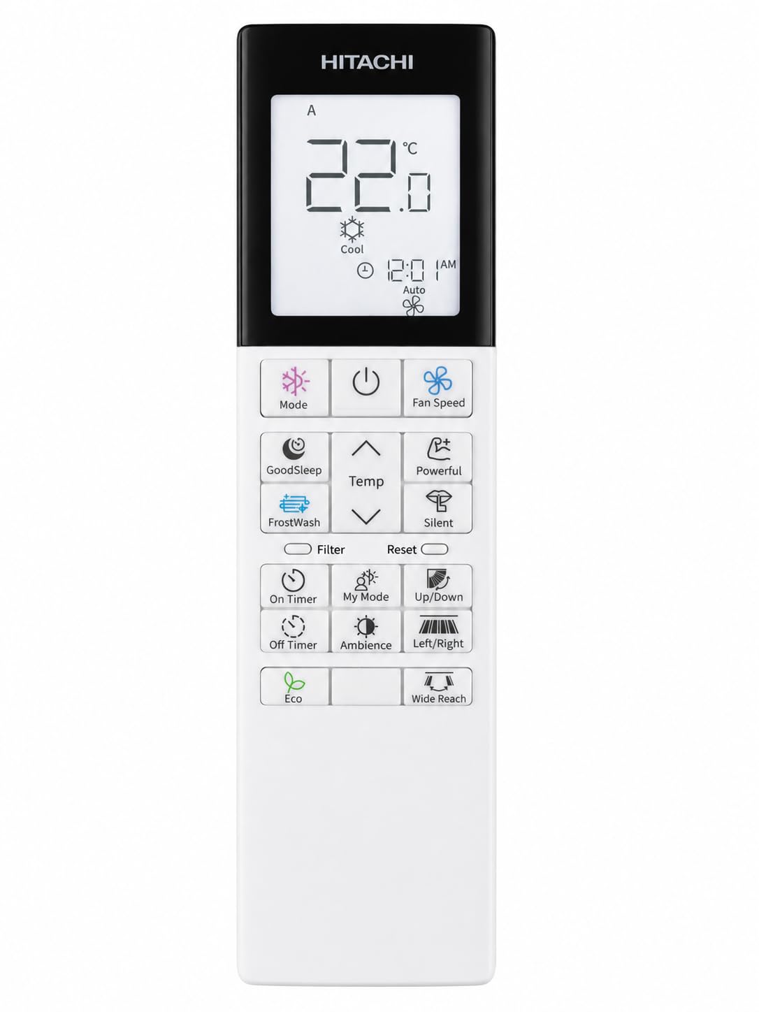 AC Remote Suitable for Hitachi Air Conditioner (Match Remote | 2 Year Warranty | 100 Percent Genuine Remote-picture-12