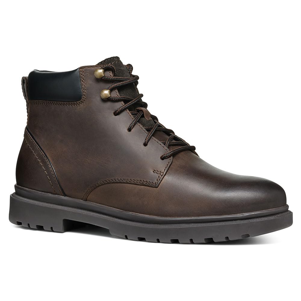 Geox Men's U Andalo CAnkle Boot, coffee, 6.5 UK