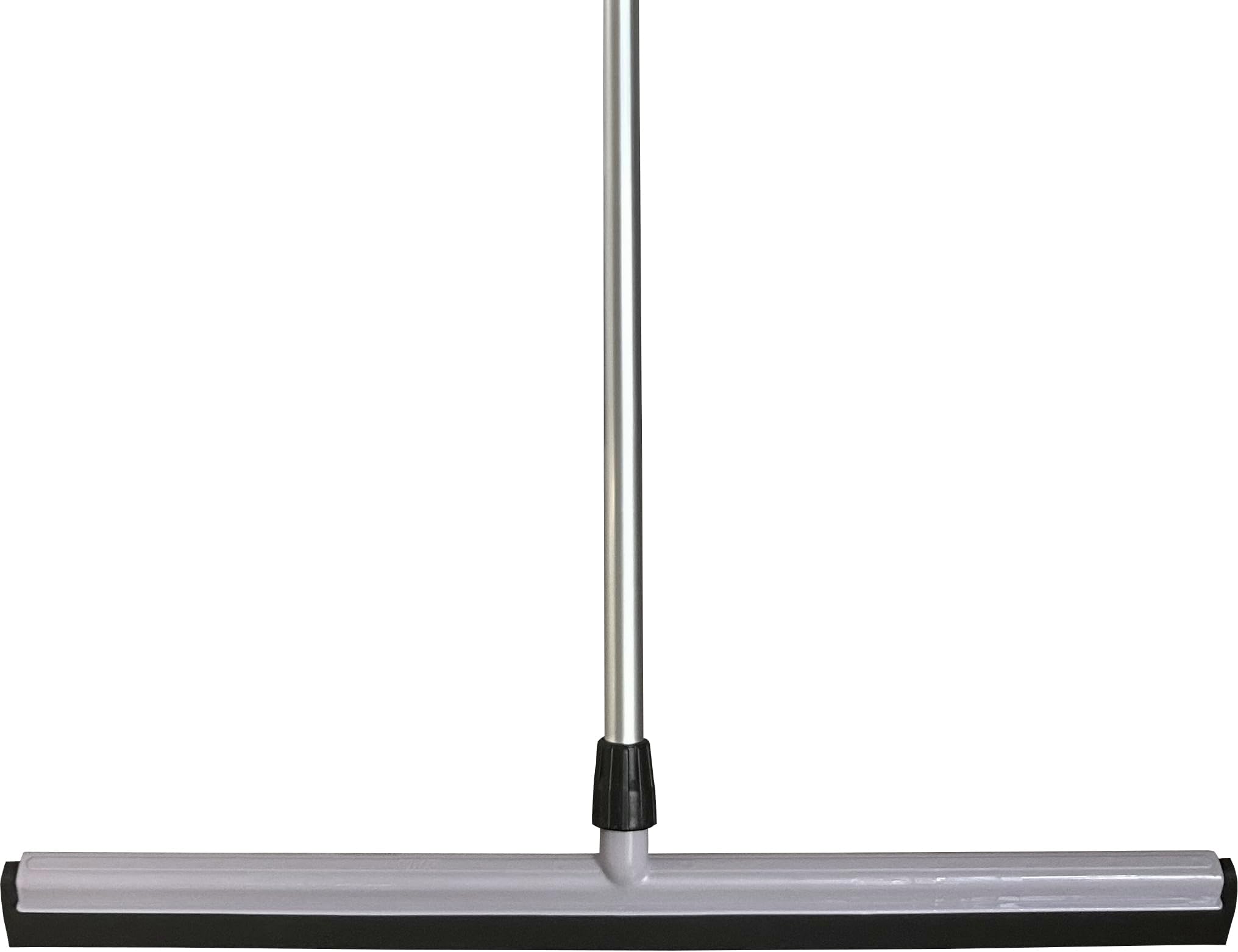 30" Professional Floor Squeegee Kit - Premium Double Foam Blade and Telescopic Aluminum Handle