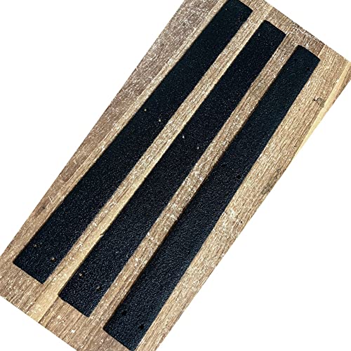 Anti-Rutsch-Streifen für Treppen, 5,1 x 61 cm, Strapazierfähig, Rutschfest, Aluminium-Legierung, Treppen und Bodensicherheits-Hardware Verhindern Stürze (3 Stück, mit Schraube)