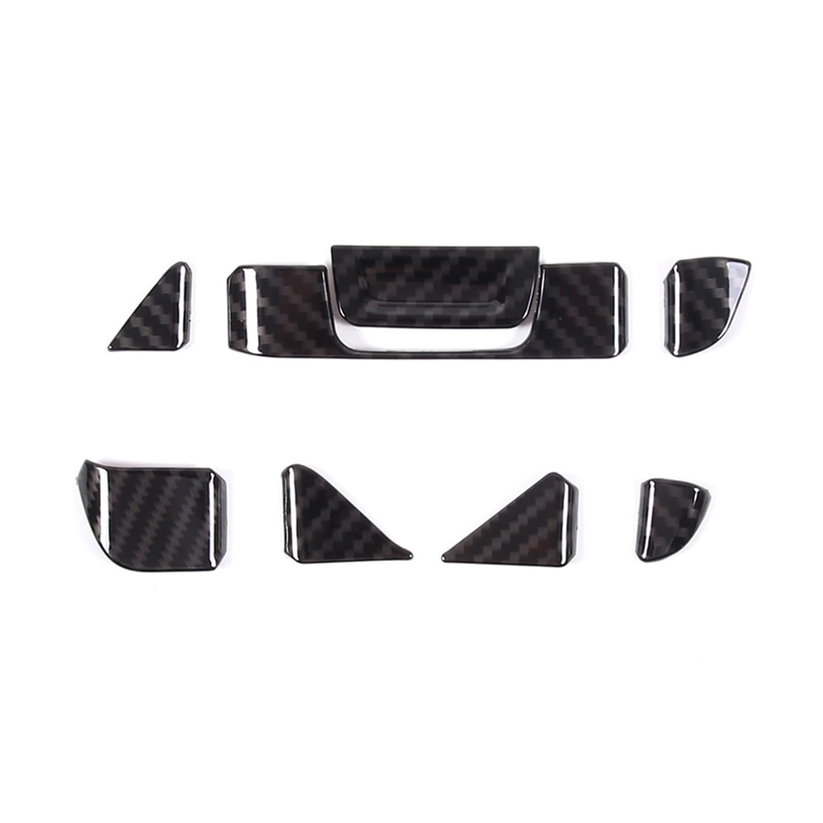 Auto Interior for Chevrolet for Corvette C8 Z51 Z06 2020-2023 Air Conditioning Vents Decorative Stickers Accessories(Carbon Fiber)