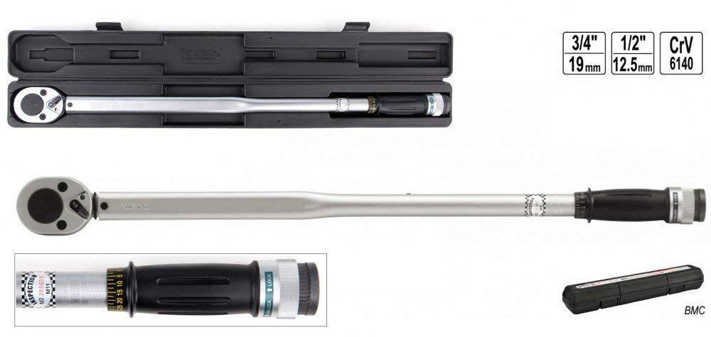 Clé dynamométrique YATO YT-0770 pour éviter les surserrages