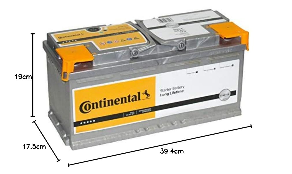 BATTERIA AUTO CONTINENTAL L6-110Ah 950A 12V +DX
