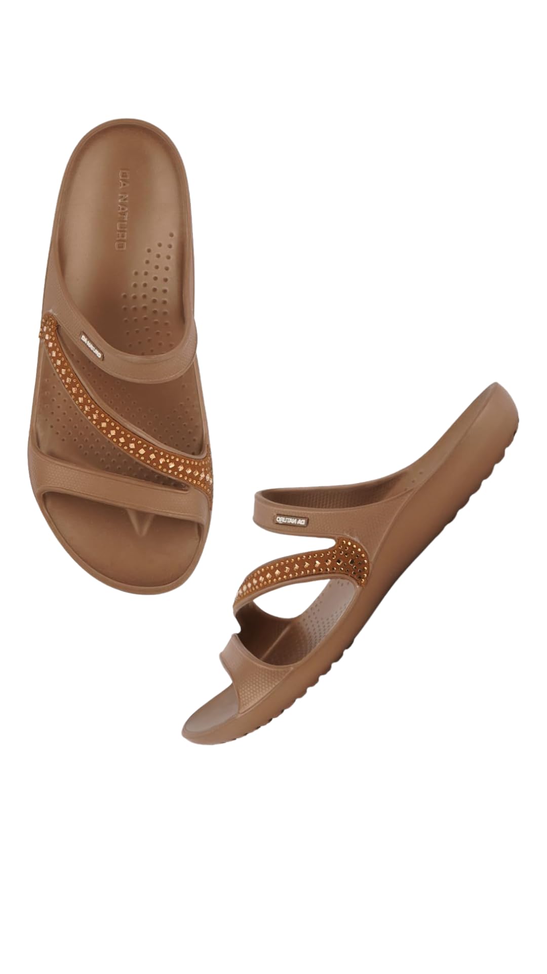 da naturo Flip Flops Comfort-Driven Footwear with Cushioned Sole and Durable Build BISCUTTO 25.6 style 148 Brown color | Size 7-picture-21