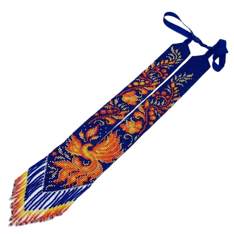 Collier perles de rocaille ukrainiennes fait main, l'excellence du bijou traditionnel LKBEADS