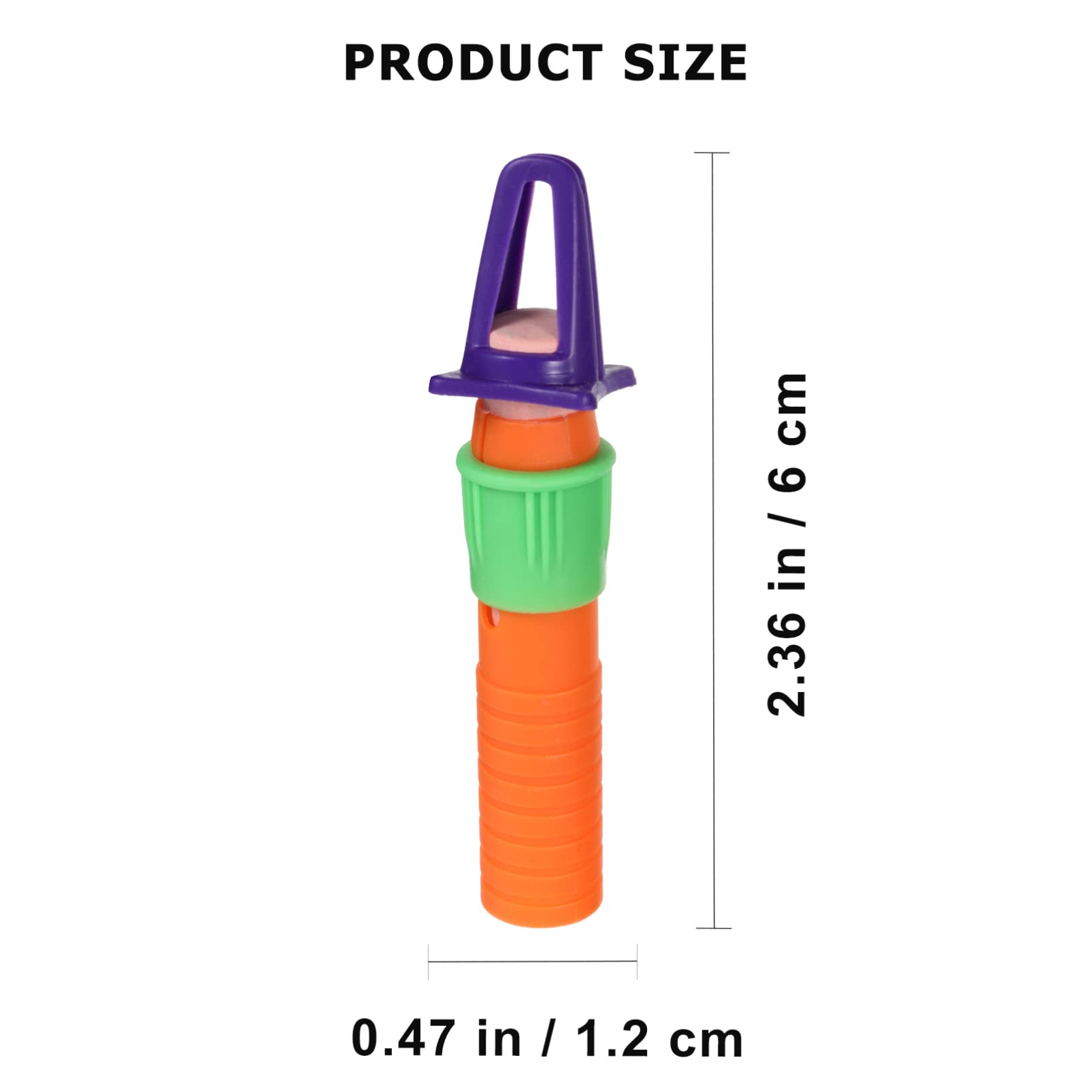 Kisangel Multitools 15pcs Plastic Chalk Holders Crayon Pen Extender Adjustable Crayon Extension Cap for Office Drawing Tool Metal Stand
