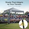 Quictent 10x10 Pop Up Canopy Tent Lightweight, Portable, and Versatile for Beach and Sporting Events with Sun Protection and Easy Setup