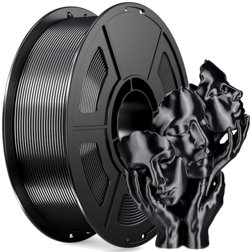IEMAI Silk PLA+ Filament 1.75mm, Silk Black, 1KG