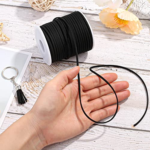 Anezus SC0002 Leather String, Flat Suede Cord Faux Leather Cord Thin Leather Lace For Bracelets, Necklaces thumb #7