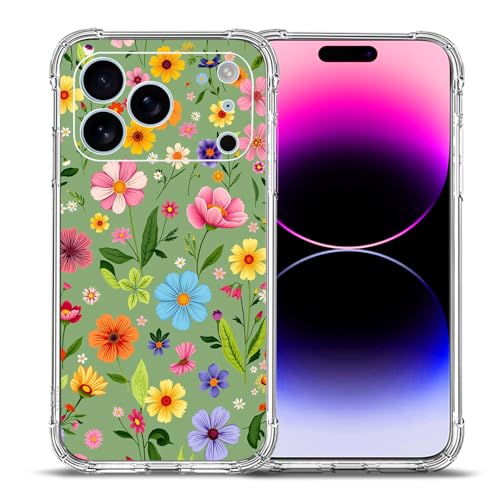 Coque iPhone 17 Pro Max anti-rayures pour éviter les bris d'écran fleurs - 5