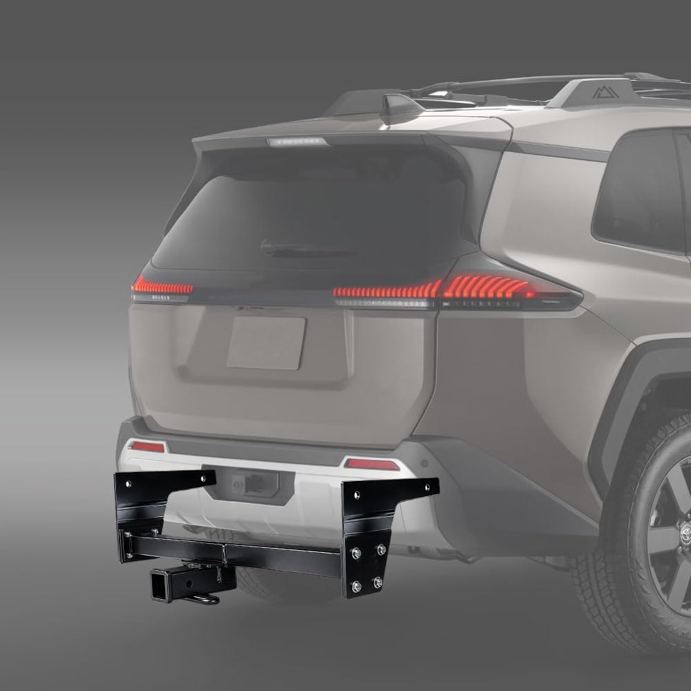 Rear Trailer Hitch for Toyota RAV4 2026 All New, Heavy Duty Class 3 Tow Hitch with 2 Inch Receiver - 6,000 LBS Max GTW, Bolt-On, No Cutting, No Drilling, No Removal(Black)