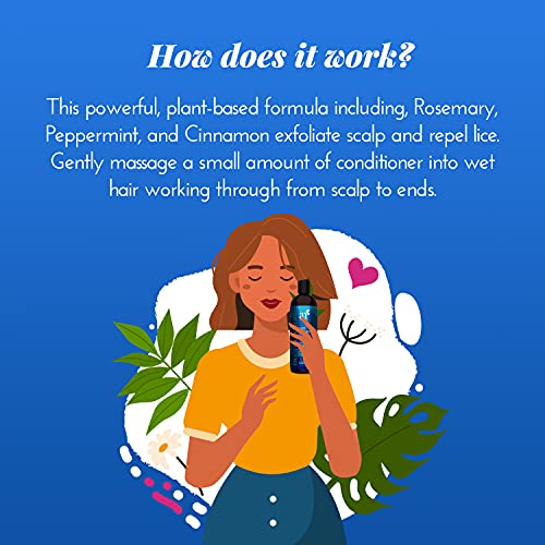 Artnaturals Lice Prevention Conditioner (16 Fl Oz / 473Ml) - With Rosemary & Tea Tree - Shield For Adults & Kids - Safe For Daily Use - Sulfate & Paraben Free - All Hair Types #TOP2