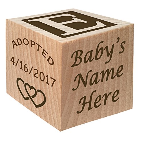 Personalized Wooden Block Keepsake Gift