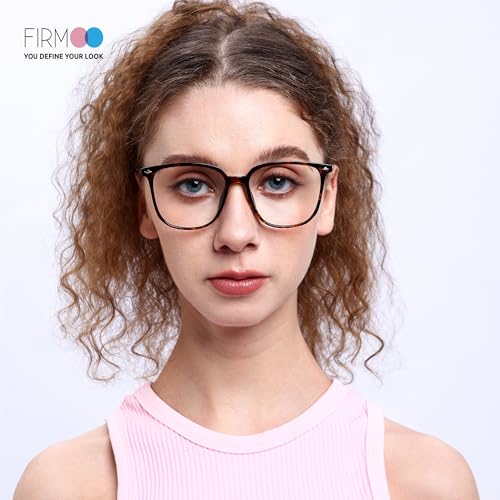 Image of Firmoo Blue Light Blocking Glasses Men Women Computer Gaming Glasses Square TR90 Frame Anti-Eyestrain UV400