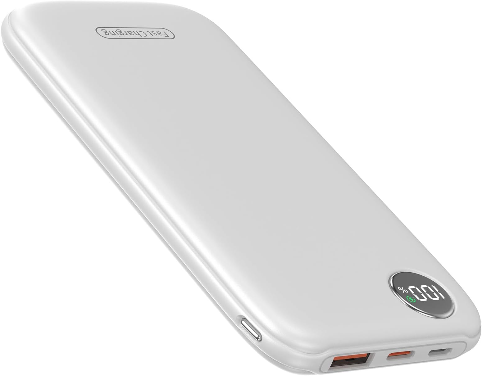 Power Bank Fast Charging 22.5W, Ultra Slim Portable Charger USB C 10000mAh, Travel Powerbank for iPhone 11 12 13 14 15 16 Samsung Google Android etc, DC Lightweight Battery Pack Phone Charge