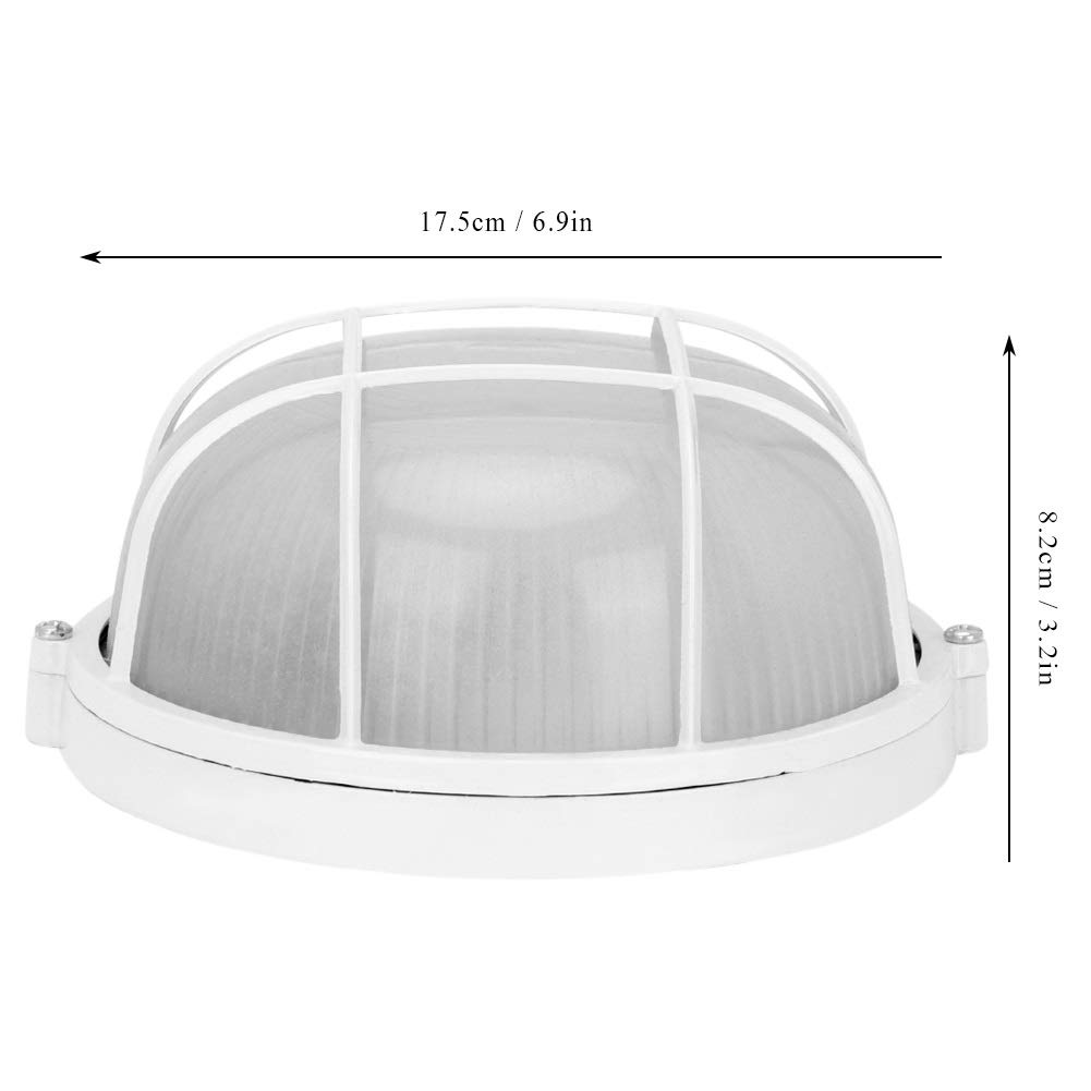 Lámpara de Sauna E27 45 W Luz Resistente al Calor para Sauna Luz Redonda a Prueba de Humedad para baño de Vapor, Sauna
