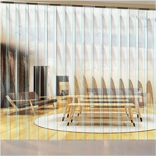 Rideau de porte en PVC pour séparer l'escalier ou le garage de la maison