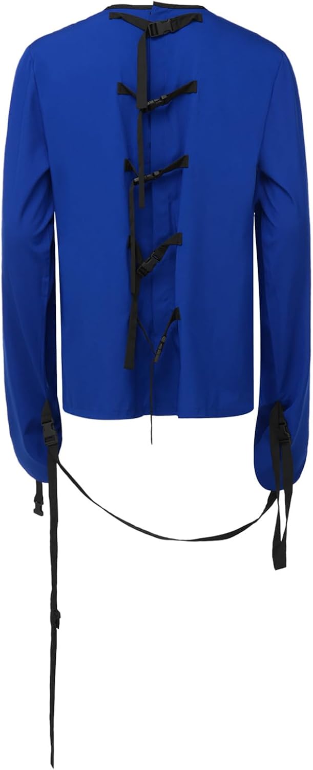 XUNZOO Mens Upper Limb Protective Clothes Caregiver Friendly Agitated Patient Care Shirt Safety Restraint Garment