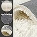 8x10 Area Rugs for Living Room, Ultra Soft Fluffy Large Shaggy Rug Carpet for Bedroom, Non-Slip Fuzzy Plush Rugs for Nursery Boys Girls Kids Room Modern Indoor Home Decor, Cream White