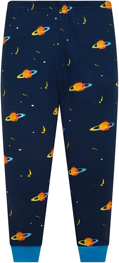 Boys Pajamas 100% Cotton Toddler Clothes Set Planet Dinosaur Long Sleeve Sleepwear 2 Piece Kids Pjs Size 3-10 Years - Image 5