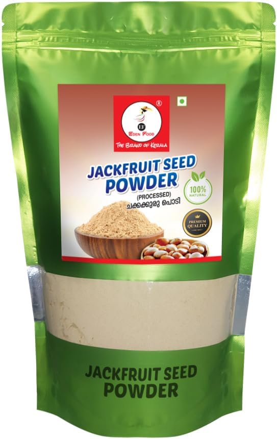 JACKFRUIT Seed POWDER 650 G | JACK SEED FROM KERALA | PROCESSED JACKFRUIT NUT POWDER | CHAKKA KURU PODI | POWDERED AND ROASTED | READY TO COOK | JACK SEED FLOUR 650 G