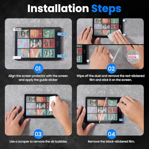 Image of ZORBES 2Pcs Screen Protector for Kindle Paperwhite 12th Generation 2024