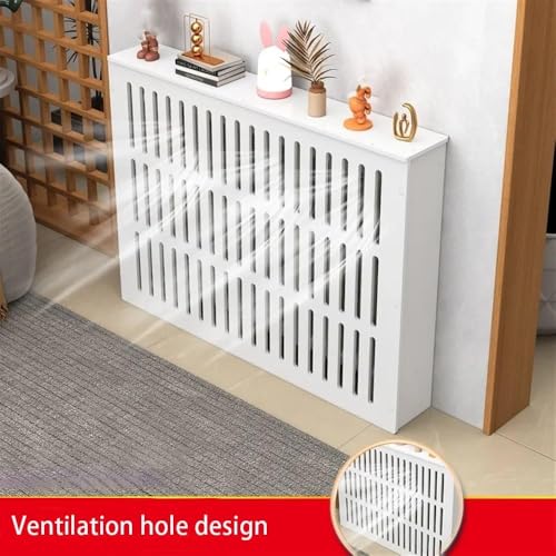 Cache-radiateur gain de place avec tablette supérieure, montage facile