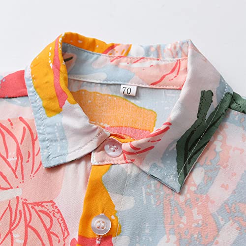 Image of Daddy and Me Matching Outfits Hawaiian Father and Son Matching Shirts for Family Photoshoot Summer Men Boys Father's Day Tops