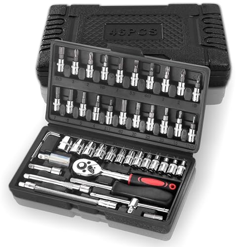 Coffret De Douilles Beta Tools 903 E/C98, 1/2 Et 1/4, Avec Cliquet Et Embouts