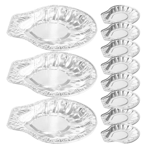 Plateau Coquille Aluminium x100 jetable pour cuisson et barbecue de fruits de mer