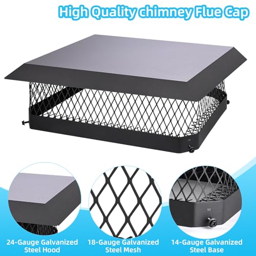 image for CLLOMAGY Chimney Cap Chimney Cover,Fireplace Chimney Caps for Outside 