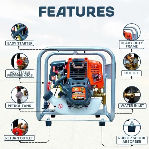 Image of PAD CORP by PADGILWAR CORPORATION Portable Angel Shakti 4 Stroke Petrol Engine Agriculture Power Sprayer, 36 Cc Engine, 750ml Fuel Tank, Easy Starter, Fuel Efficient, Isi Mark Engine