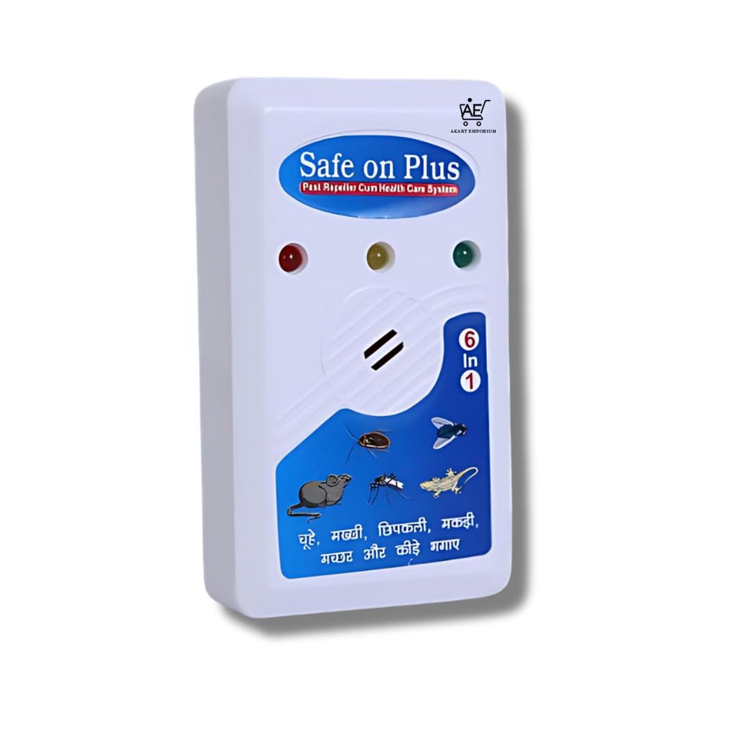 AKART EMPORIUM Ultrasonic Pest Repeller with Insect & Pest Killer