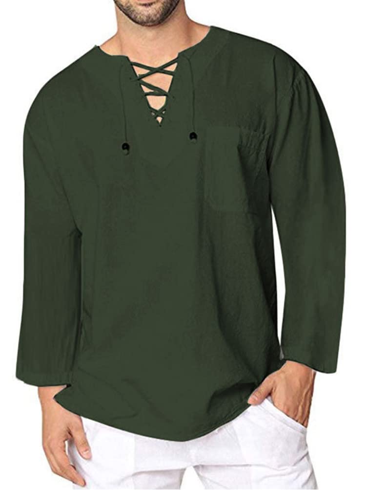 Generico Camicie Lino Uomo Manica Lunga Le Migliori Offerte di Oggi Eleganti Particolari Maglie Ciclismo Estive Calcio Personalizzabili Maglietta Scollo A V