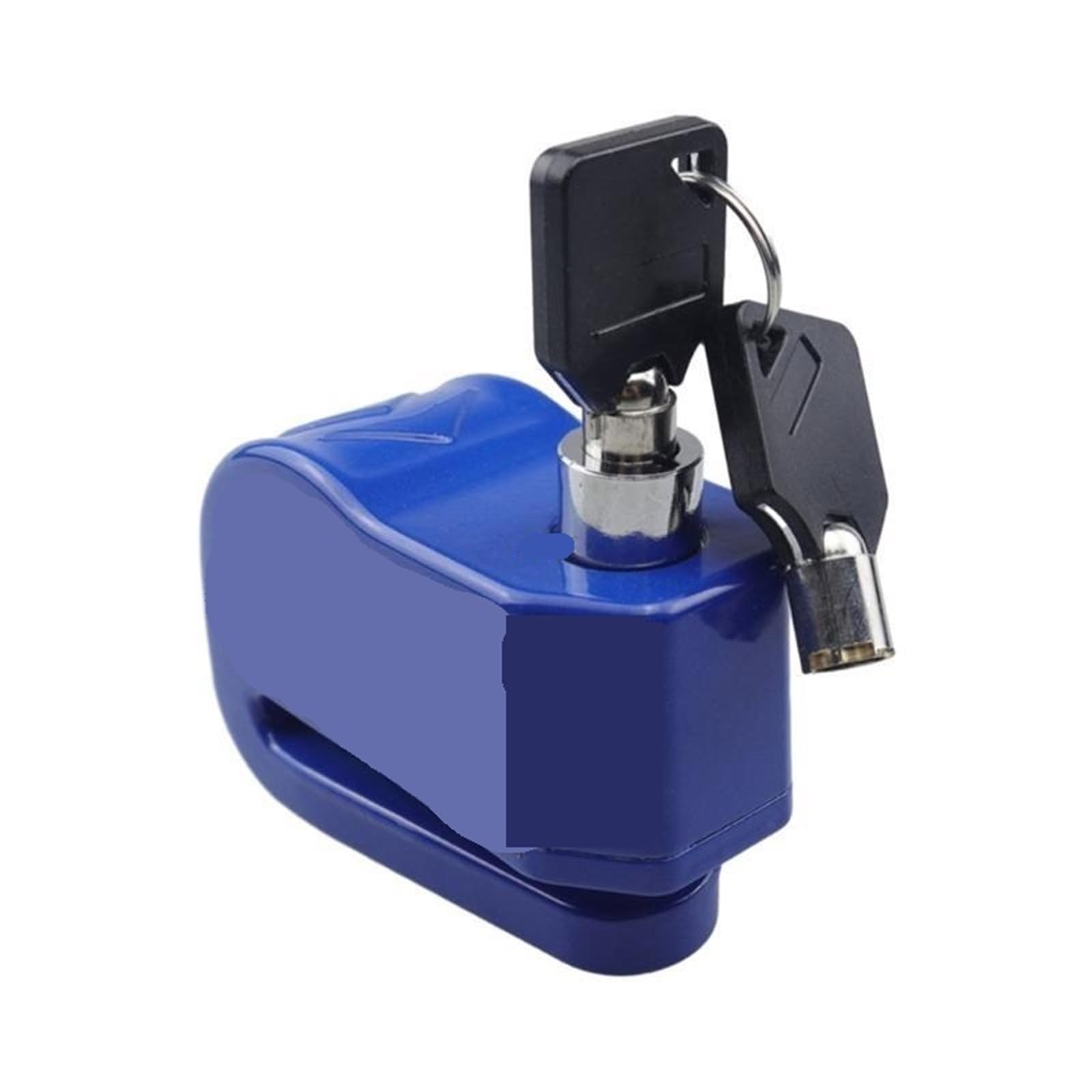 Hydbcnp Blue Motorcycle Handlebar Lock Disc Brake Lock Alarm Motorcycle Scooter Wheel With 110Db Sound Waterproof Anti-Theft Motorbike Lock Security(Blue)