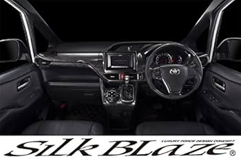 ヴォクシー８０　シルクブレイズ　インテリアパネル　黒木目 楽天市場】80系ノア ヴォクシー エスクァイア プリクラ対応