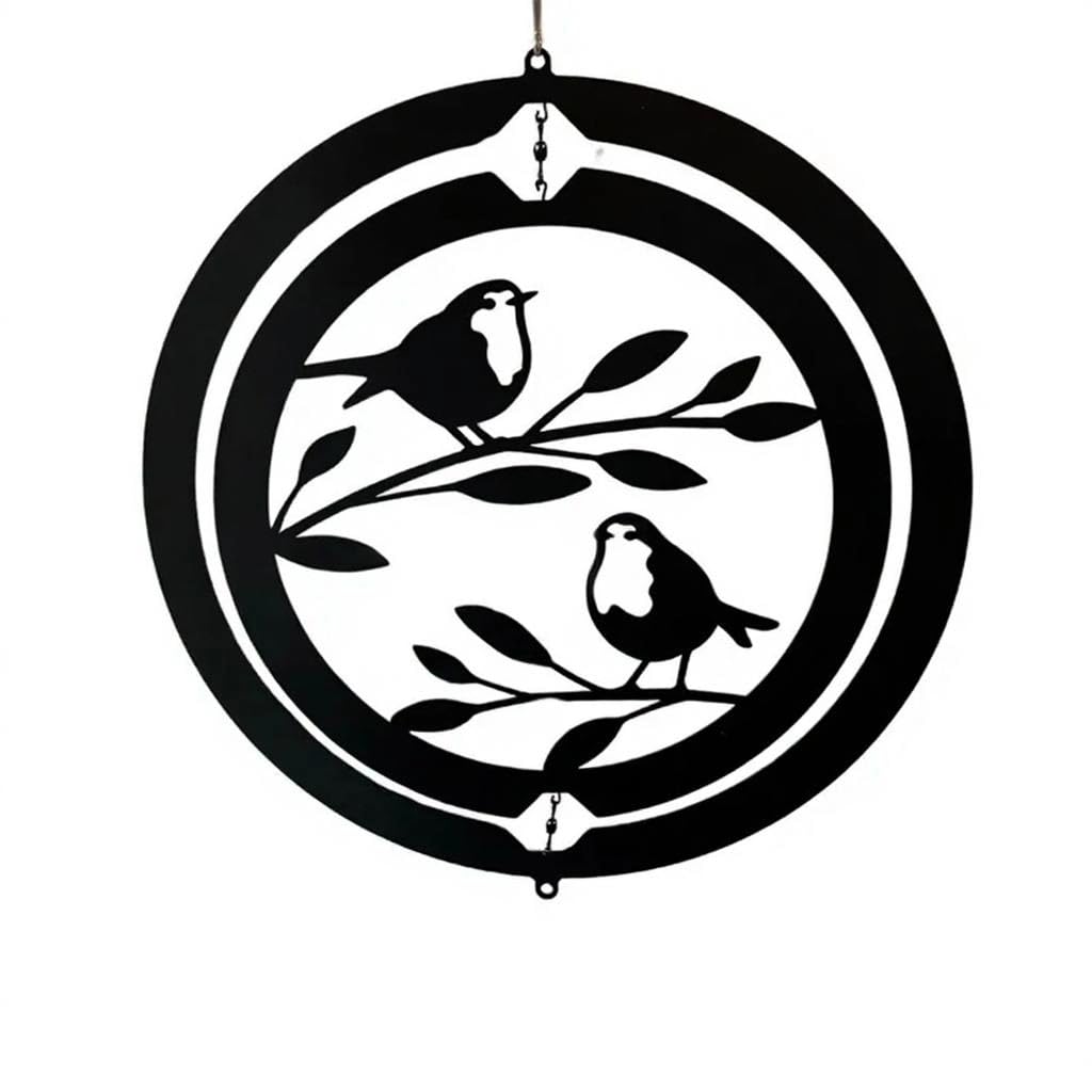 Mllepjdh A Metal Wind Spinner Outdoor Kinetics Winds Sculptures For Garden Yard Lawns Patio Decorations Metal Hanging Wind Spinner Outdoor Hanging