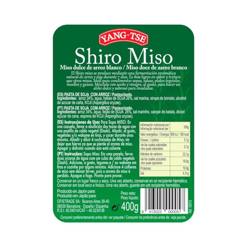 YANG-TSE MISO BLANCO 400 g Paquete de 2