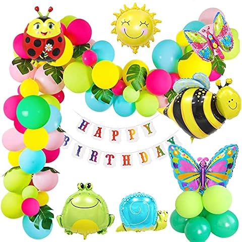 Garden Balloon Decoration Set for Girls Cover